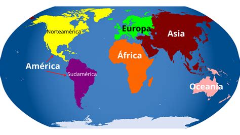 los 5 continentes